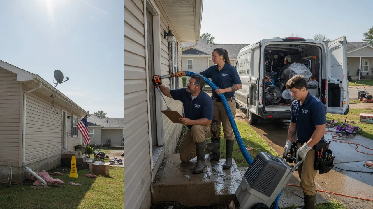 Ceiling Water Damage Restoration in Neapolis, OH near me